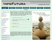 Tablet Screenshot of infofutura.it